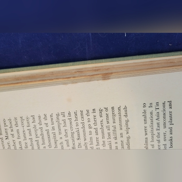 Hiroshima By John Hersey 1946 Hardcover 1st Edition HC Good Condition - Picture 16 of 16